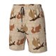 thumbnail image 4 of Balery Squirrel nut backgrounds Traje de Baño Estilo Hawaiano para Hombre, Shorts de Secado Rápido con Bolsillos-Large, 4 of 6