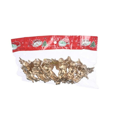 

6pcs/pack Christmas Decoration Ornaments Xmas Tree Angelic for Doll Pendants