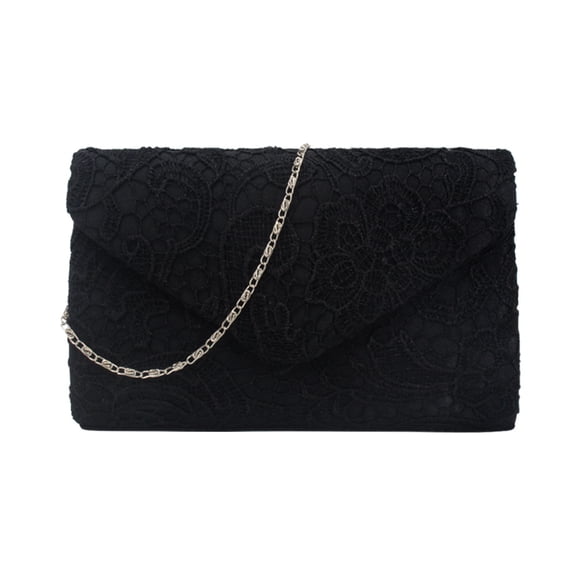 Kwuty Evening Bag Lace Clutch Purse for Women Formal Elegant Envelope Wedding Party Cocktail Crossbody Shoulder Bag