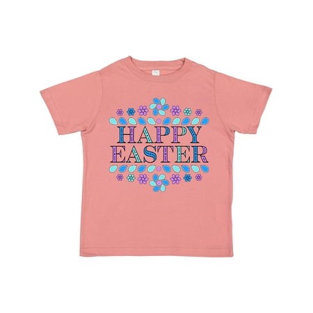 

Inktastic Happy Easter Flower Petals Gift Toddler Boy or Toddler Girl T-Shirt