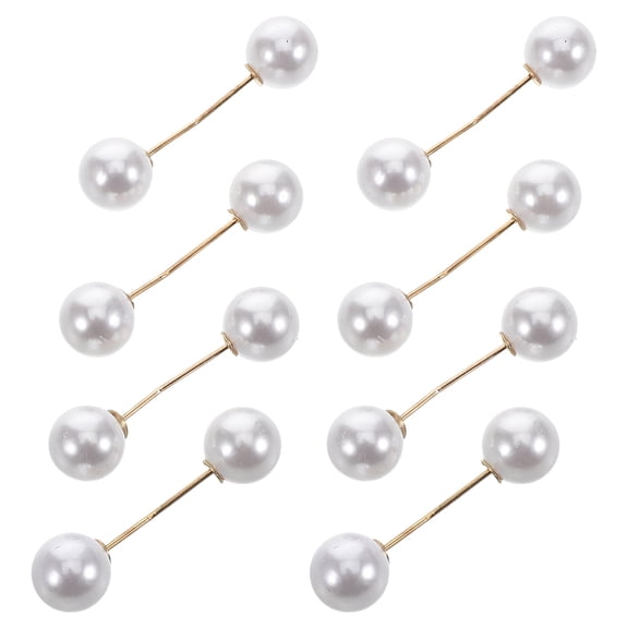 OUNONA 8 Pcs Fashionable Bead Brooch Pin Anti-Exposure Safety Pin Decorative Pin For Dresses Stylish Safety Brooch Pin For Scarves And Sweaters