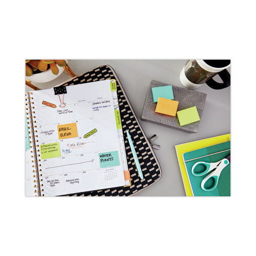 Original Pads in Poptimistic Collection Colors, 1.38" x 1.88", 100 Sheets/Pad, 12 Pads/Pack | Bundle of 2 Packs