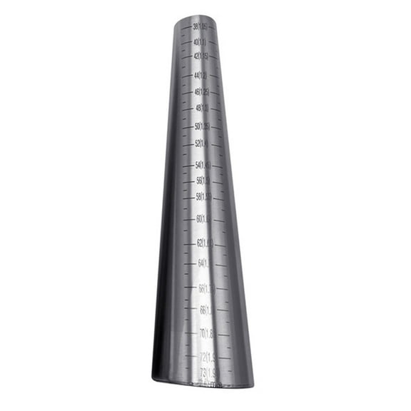 Bracelet Mandrel Sizer Metal Bangle Sizing Tool Round/Oval Easy to Use for Jewelry Makers and Repairers Gold/Silver