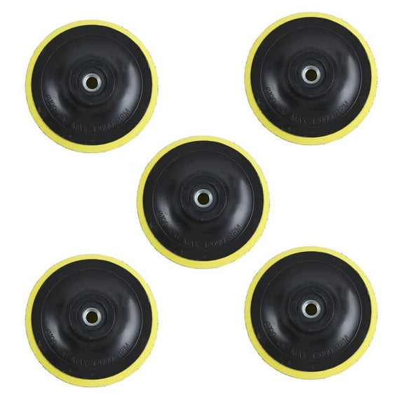 5X Angle Grinder Sanding Polishing Hook and Loop Backing Pad 4 inch Dia