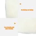 thumbnail image 7 of AYktou Sheepskin Rugs 15.74x15.74in Soft White Fluffy Rugs Chair Couch Cover Fuzzy Rugs for Bedroom Floor Sofa Living Room, 7 of 7
