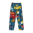 thumbnail image 5 of Disketp Vehicles Cartoon With Funny Drivers Men'S Pajama Pants - Ultra Soft Fleece Sleep And Lounge Pants (Size: S-Xxl), 5 of 9