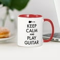 thumbnail image 3 of CafePress - Keep Calm And Play Guitar - 11 oz Ceramic Mug - Novelty Coffee Tea Cup, 3 of 4