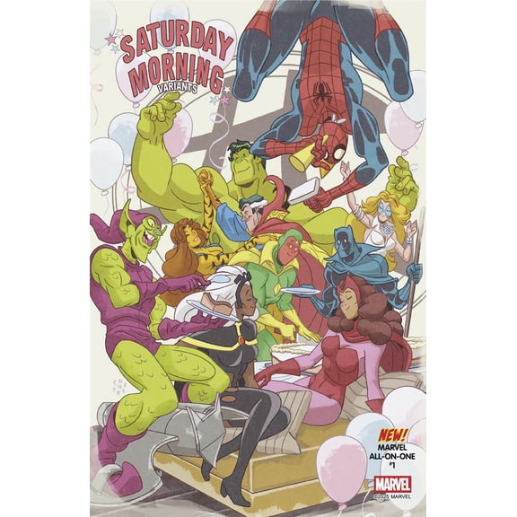 MARVEL ALL-ON-ONE #1 SEAN GALLOWAY SATURDAY MORNING VARIANT Marvel Comic Book 2025