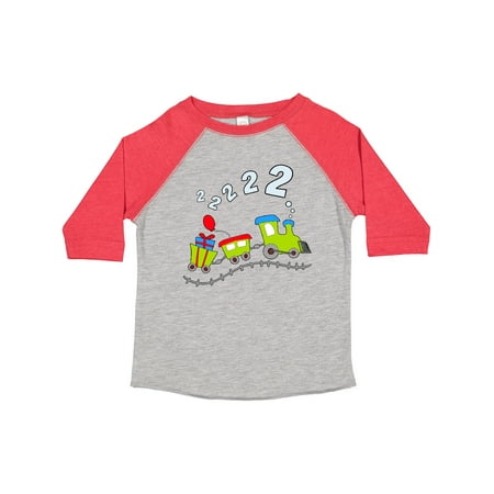

Inktastic Second Birthday Party Train Boys or Girls Toddler T-Shirt