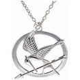 thumbnail image 1 of GHSDFBB Hunger Games le Collier Inspiré du Geai Moqueur (Argent, Taille Unique), Sans Pierre Précieuse, 1 of 1