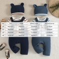 thumbnail image 3 of mgoYE Baby Boy Clothes Long Sleeve Tops Funny Overall Adjustable Suspender Pants Outfit Set 6-12 Months, 3 of 9