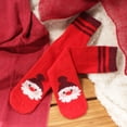thumbnail image 3 of Women's Cute Fuzzy Cozy Super Warm Christmas Xmas Animal Indoor Outdoor Cabin Crew Home Socks, 4 Pairs, Assortment C, 3 of 7