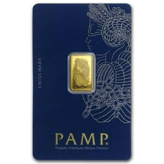PAMP Suisse 2.5 Gram Gold Bar - Lady Fortuna 0.9999