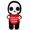 You're My Favorite Weirdo Skeleton Stuffer Stuffer Gift#1, variant on DIY Crochet Witch Hat Kit for Adults, Handmade Halloween Yarn Craft Set with Pattern Guide for Holiday Party and Home Decor (Red)