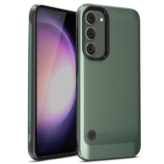 Vena Outcross for Samsung Galaxy S23 Plus Case (2023), Military Grade Drop Protection, Dual Layer Phone Case - Alpine Green/Black