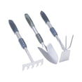 thumbnail image 3 of Herramientas de jardín, manual resistente, mango ergonómico, herramientas de trasplante de acero, paleta de jardín para trasplantar, desmalezar, jardi 3 piezas, 3 of 8