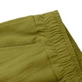 thumbnail image 4 of GUZOM Mens Sweatpants Joggers 100% Cotton Relaxed Fit Tapered Leg Elastic Waist Drawstring Casual Lounge Pants Green,Size XL, 4 of 8