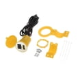 thumbnail image 3 of Colaxi 2xMotorcycle Mobile Charger USB mobile charger Single USB Car Charger Socket Yellow, 3 of 8
