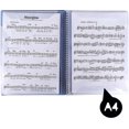 thumbnail image 2 of Carpeta de música KAIYANG para guardar partituras tamaño A4 40 bolsillos color negro y azul, 2 of 5