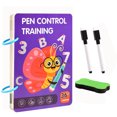 thumbnail image 2 of sdhkgrrt Magical Tracing Notebook ForKids, Reusable Handwriting Practice Notebook With Pen And Eraser, Early Educational Learning Notebook For Preschoolers Little One Beginners, Alphabet Numbers, 2 of 9