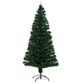 thumbnail image 1 of HOMCOM Arbre de Noël Artificiel à LED Pré-Éclairé de 6 Pieds Décor de Vacances avec Support Vert, 1 of 8