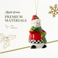 thumbnail image 4 of Christmas Tree - Black and White Figural Collection Figural Black and White Snowwoman Ornament, 4 of 7