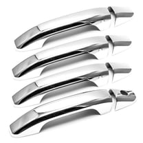 Sizver Chrome Door Handle Coverss For 14-16 Chevy Silverado 1500/15-16 Silverado 2500/3500 Crew/14-16 GMC Sierra 1500/15-16 Sierra 2500/3500 Crew/15-16 Suburban/15-16 Yukon XL/15-16 Tahoe