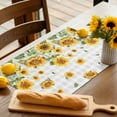 thumbnail image 3 of Placemats Set of 4, Bee Sunflower Place Mats Farm Grey Buffalo Plaid Tablemats Washable Placemat Table Decoration for Kitchen Table Dinner Party Home Decor Indoor Outdoor 13x19 Inch, 3 of 9