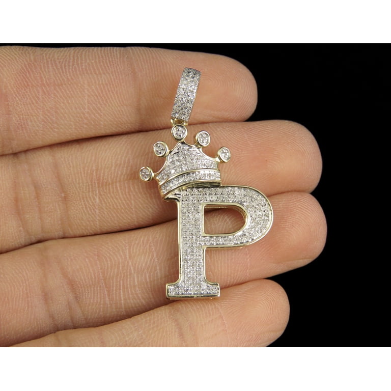 P gold pendant deals