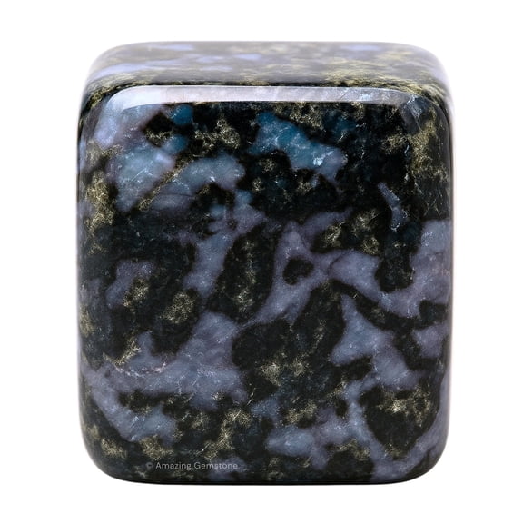 Natural Indigo Gabbro Tumbled Stones – Polished Crystals for Décor & Collection (1 Piece)