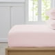 thumbnail image 3 of Sábana bajera ajustable Sweet Home Collection Queen rosa pálido, 3 of 5