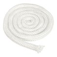 thumbnail image 1 of Junta de estufa de leña de 1" x 98", cuerda de sellado redonda de fibra de vidrio de alta resistencia a la temperatura para reemplazo de puertas de estufa de chimenea, blanca, 1 of 6