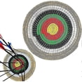 thumbnail image 1 of Reusable Straw Archery Target - 50cm Outdoor Practice for Traditional Bows Under 15lbs, 1 of 5