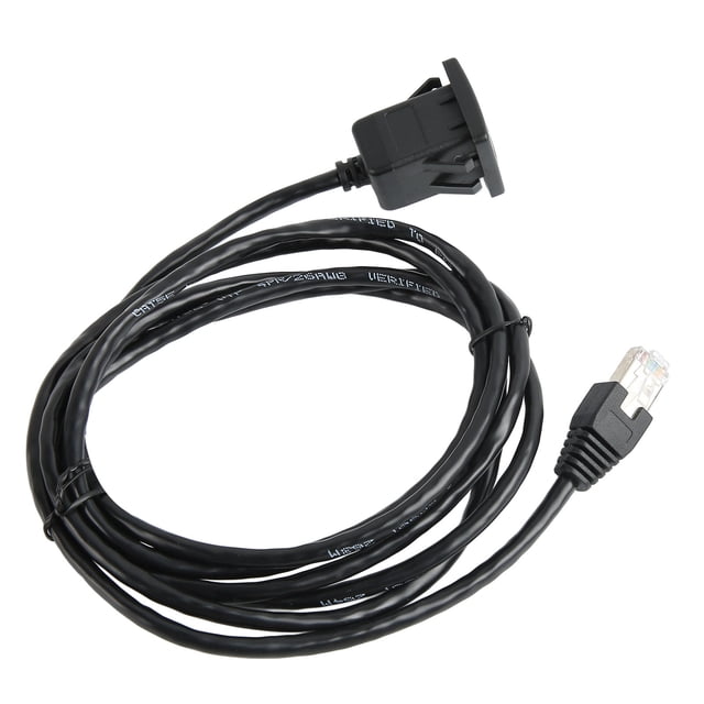 Cable de Extensión de Montaje en Panel Ethernet CAT5E 100 m Macho a Hembra