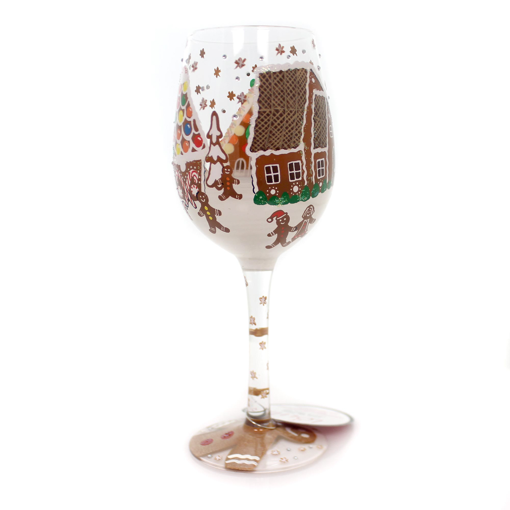 Tabletop GINGERBREAD WONDERLAND WINE Glass Glass Lolita Love My Wine 6000045 - image 2 of 2
