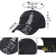 thumbnail image 2 of CoCopeaunt Trendy Denim Baseball Cap for Women Men Retro Hip Hop Comfy Sun Hats Adjustable Breathable Casual All Season, 2 of 6