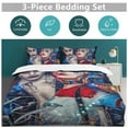 thumbnail image 5 of Harley Quinn Joker 3 Pieces Bedding Sets Comfortable Soft Comforter Sets Decoration Bedroom Gifts With 1 Duvet Cover 2 Pillowcases, 5 of 7