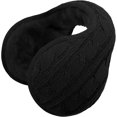 thumbnail image 1 of Orejeras de Punto para Mujer de Invierno, Orejeras de Lana para Clima frío, Calentadores de oídos Plegables, Ajustables detrás de la Cabeza, 1 of 5