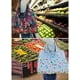 thumbnail image 4 of Bolsa de compras portátil TRKIYQC de gran capacidad, bolsa de compras lavable, bolsa de mano plegable impermeable reciclable con estampado de flores TRKIYQC perder, 4 of 6