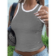 thumbnail image 4 of Camisetas Sin Mangas para Mujer, Estilo Casual, Básicas, con Tirantes Gruesos, Ajustadas, con Espalda Nadadora, Color Negro, Talla XL, 4 of 6