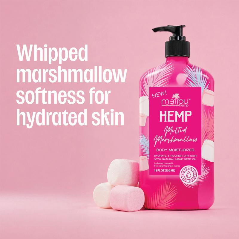 Malibu Hemp Melted Marshmallow Hemp Moisturizer, 18oz