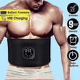 thumbnail image 1 of Electric Abdominal Slimming Belt Abdominal Body Belt Muscle Stimulator Fitness Fat Burner, 1 of 5