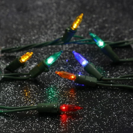 Home Heritage Multi-Color LED 300 Count Indoor/Outdoor Christmas Lights- 100 (Best Led Laser Christmas Lights)