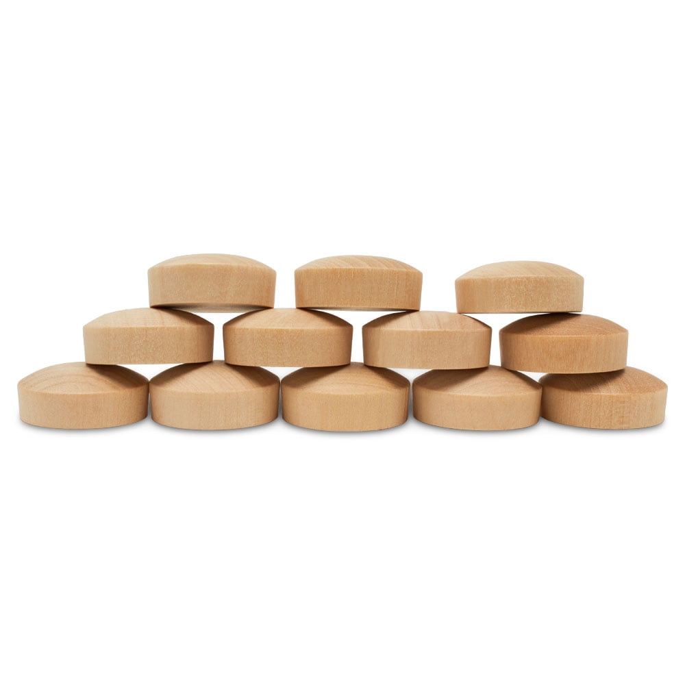 Wood Screw Covers 1 inch Maple RoundHead Screw Hole Plugs Pack of