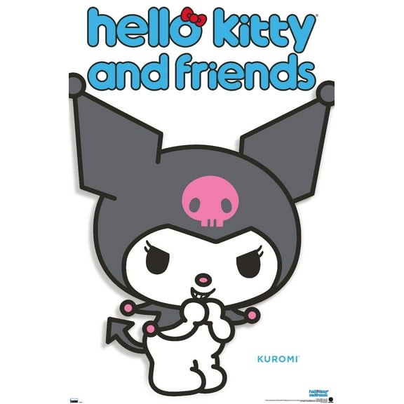 Hello Kitty and Friends: Hello - Kuromi Feature Series Wall Poster, 22.375" x 34"