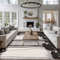 thumbnail image 4 of Forest Bear Area Rug 6x9 FT, Non Slip Living Room Throw Carpet, Black Grey Country Farmhouse Nature Tree Washable Soft Large Floor Carpet Non-Shedding Rug for Bedroom Dining Room Play Room, 4 of 9