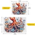 thumbnail image 4 of Fantasy Red Octopus Jigsaw Puzzle 1000 Pieces, Zigsaw with Storage Bag and Reference Picture Easy to Solve Family Game Creative Gift for Friends Parents Grandparents, 4 of 6