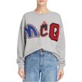 thumbnail image 1 of McQ Sudadera con adornos para mujer, gris, pequeña, 1 of 1