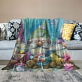 thumbnail image 2 of Fenyluxe Gnomes Candy Birthday Flannel Bed Throw Blanket Cozy Lightweight Plush Gift for All Seasons 50x60in, 2 of 6
