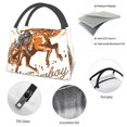 thumbnail image 4 of Fotbe Cowboy Riding Horse Bolsa Térmica Portátil con Estampado, Bolsa de Entrega de Alimentos Aislada, Bolsa Reutilizable de Gran Capacidad para Comidas y Supermercado, 4 of 6